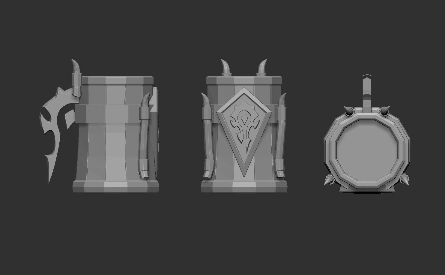 World of Warcraft Horde - Mug - Printable 3D print model_1