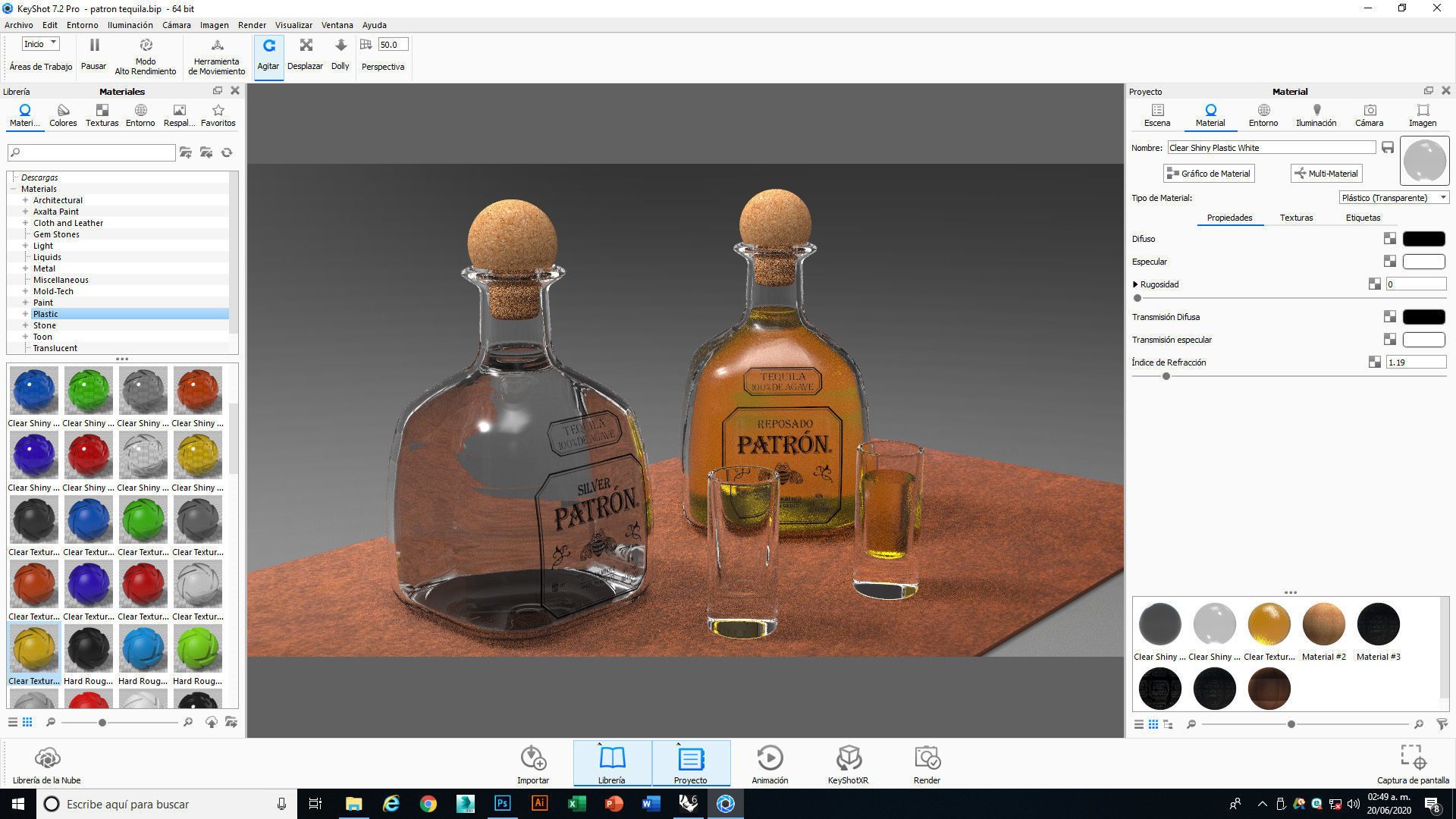 Tequila Patron Bottle 3D model_16