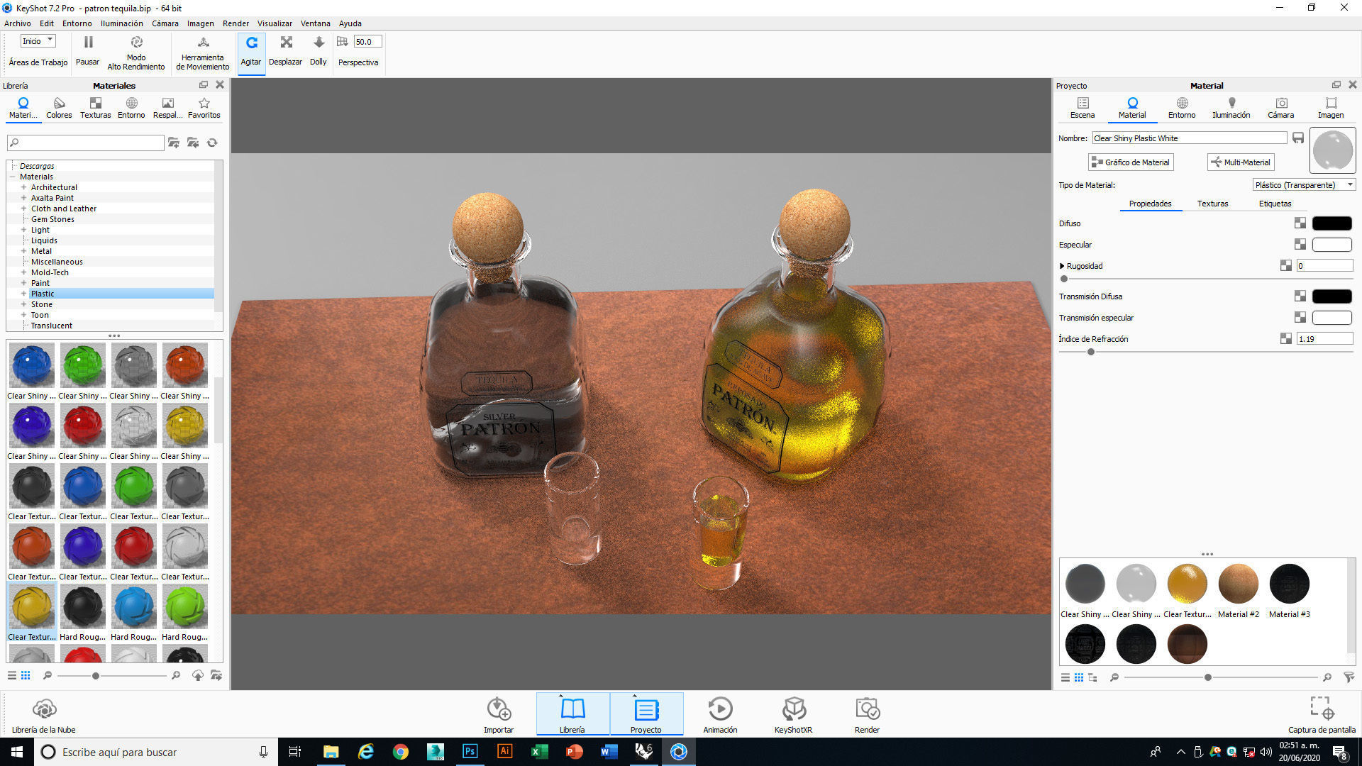 Tequila Patron Bottle 3D model_9