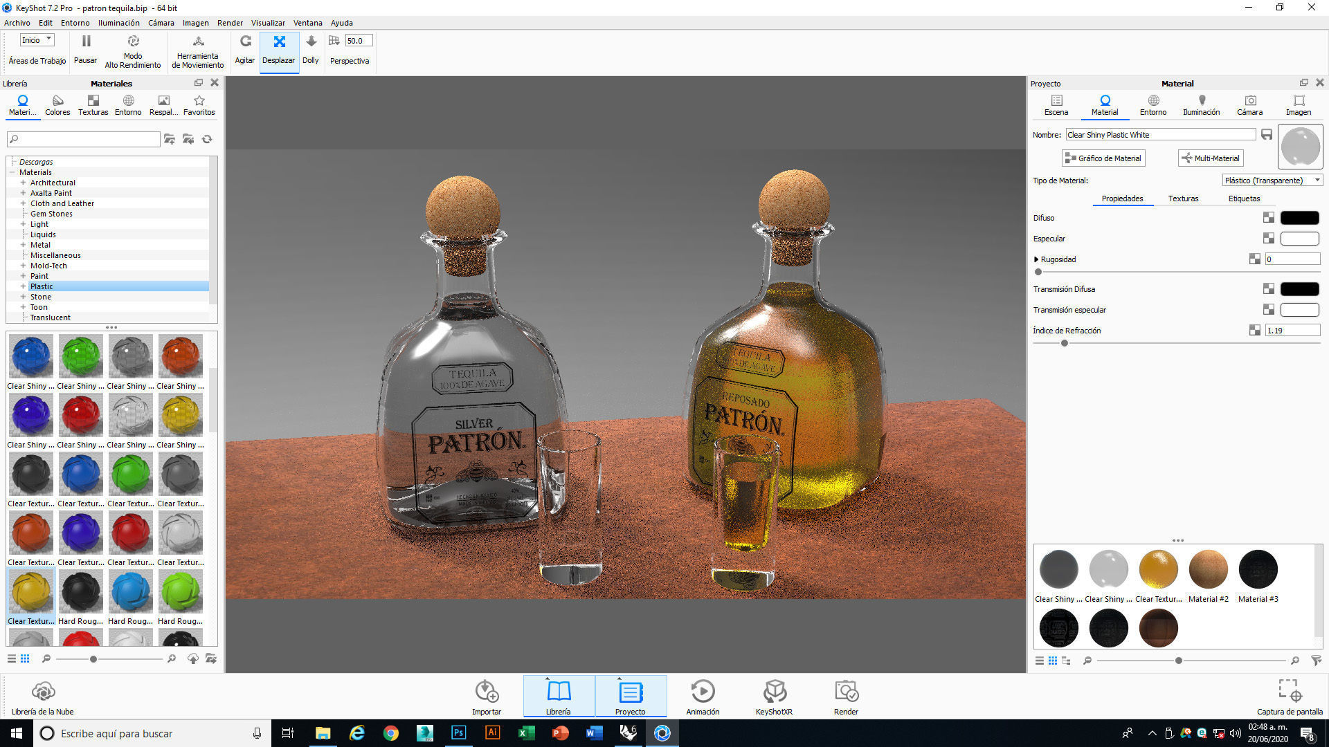 Tequila Patron Bottle 3D model_15