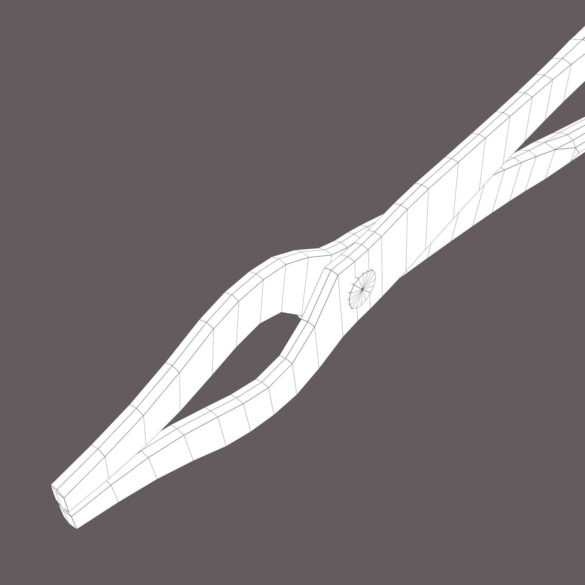 Medieval Fishing Pliers Free low-poly 3D model_36
