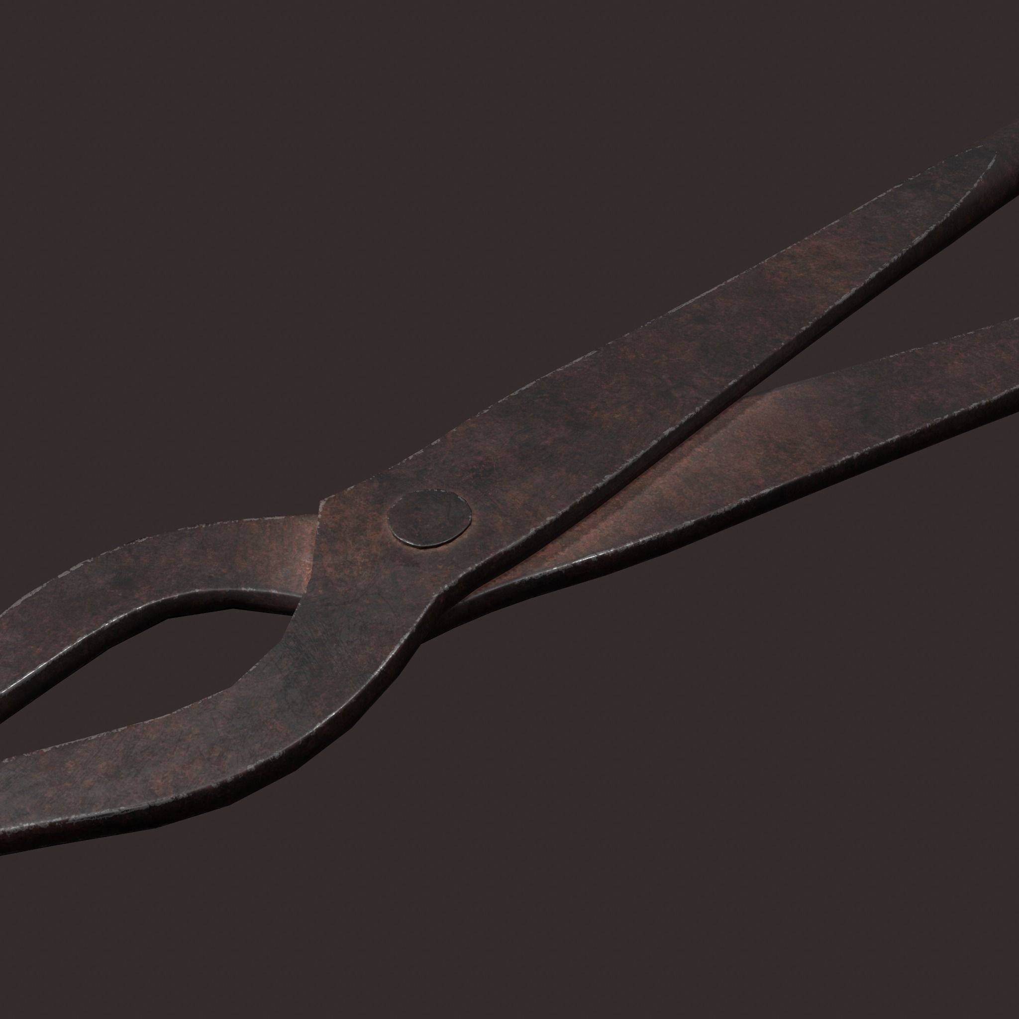Medieval Fishing Pliers Free low-poly 3D model_23