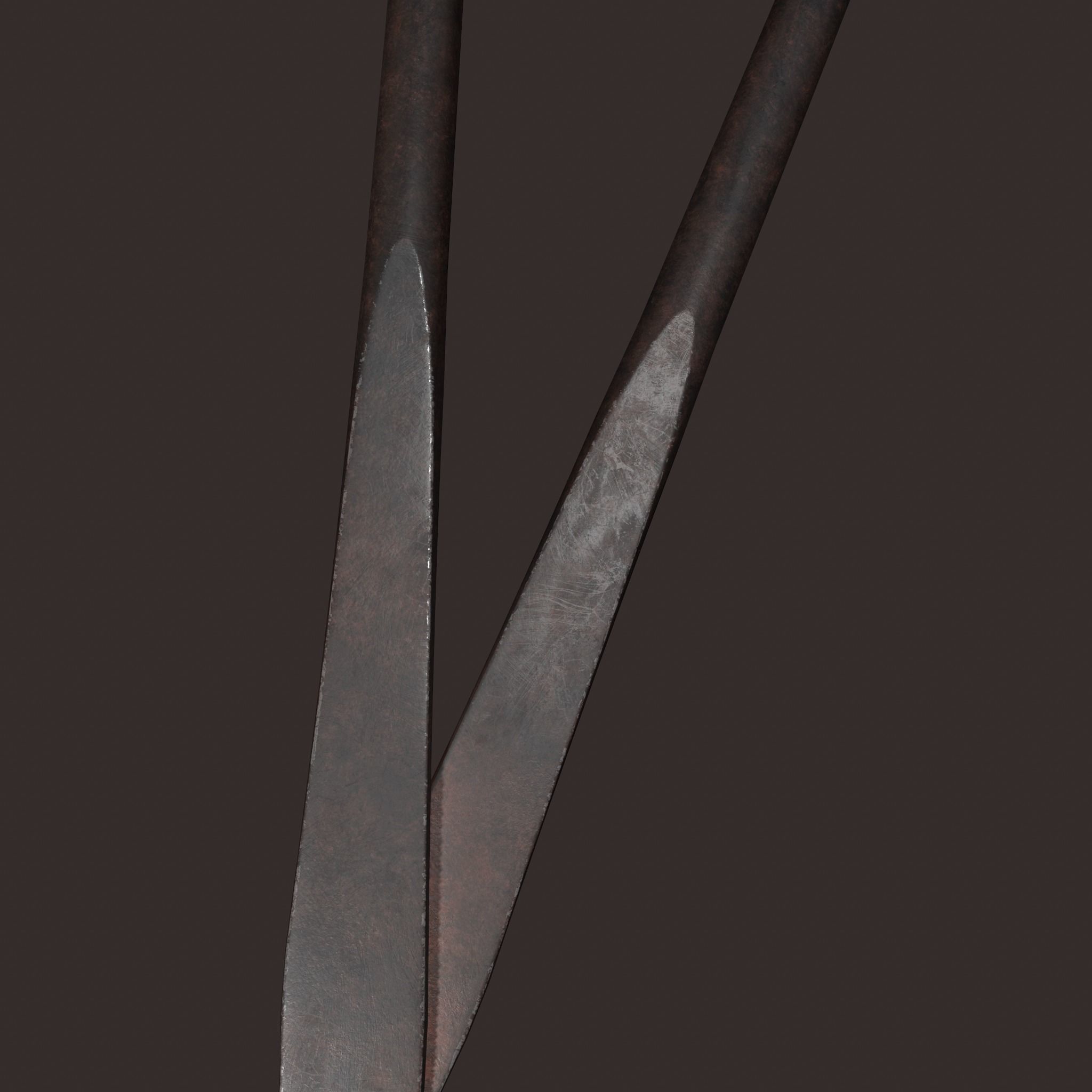 Medieval Fishing Pliers Free low-poly 3D model_19