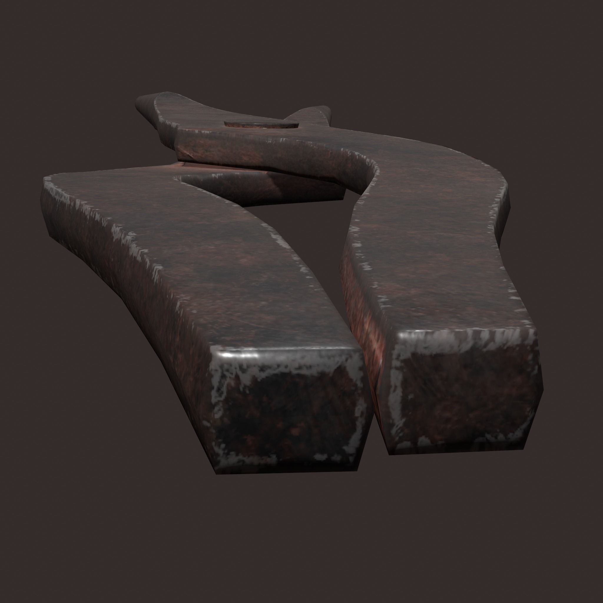 Medieval Fishing Pliers Free low-poly 3D model_15