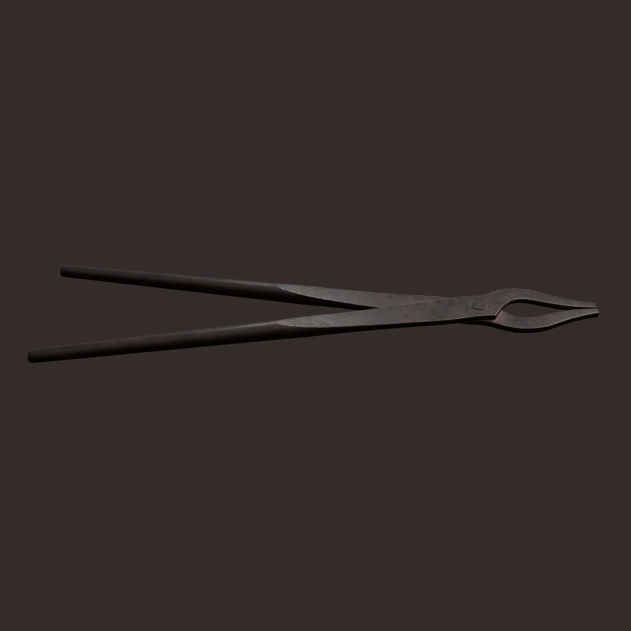 Medieval Fishing Pliers Free low-poly 3D model_7