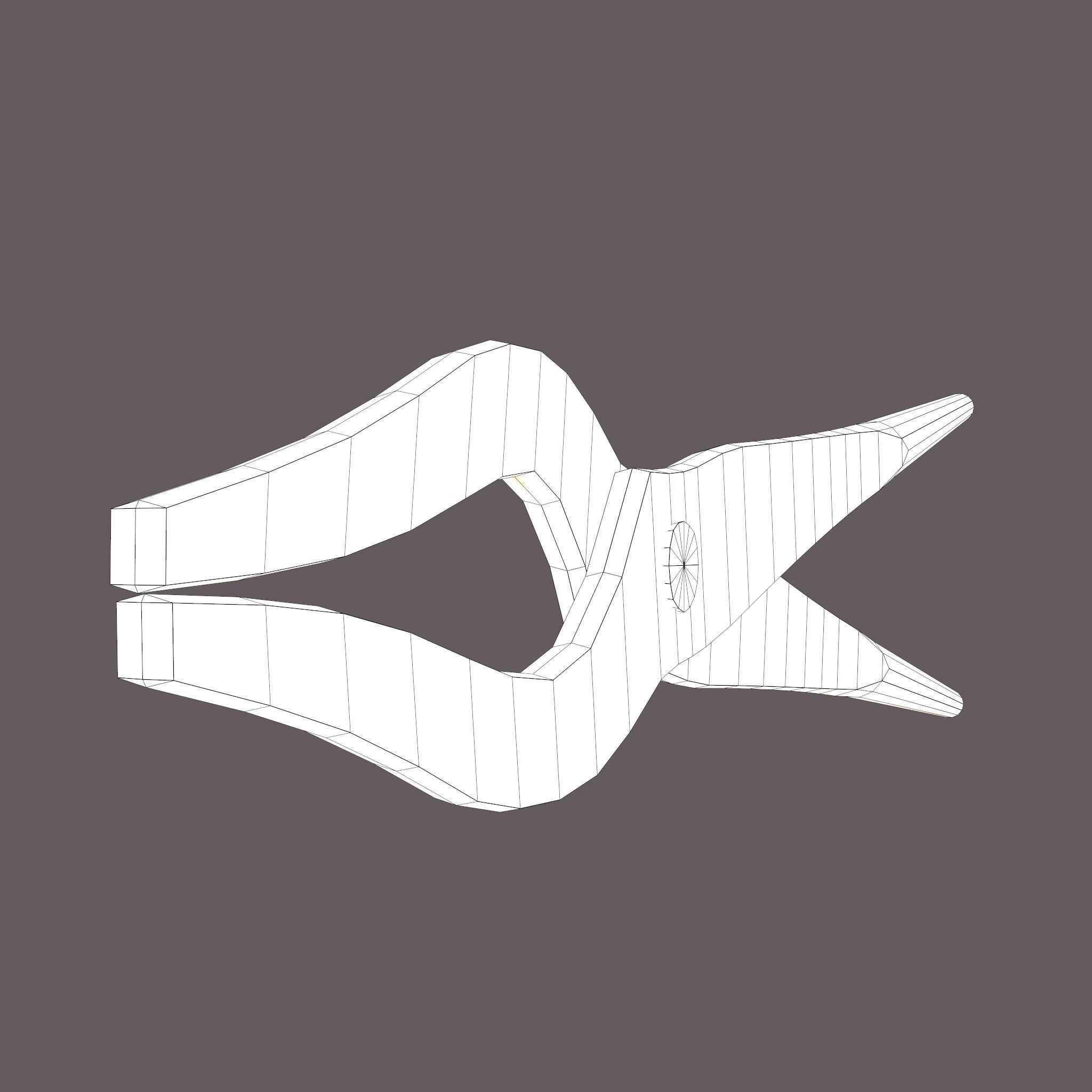 Medieval Fishing Pliers Free low-poly 3D model_35