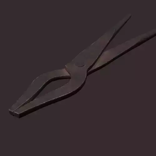 Medieval Fishing Pliers Free low-poly 3D model