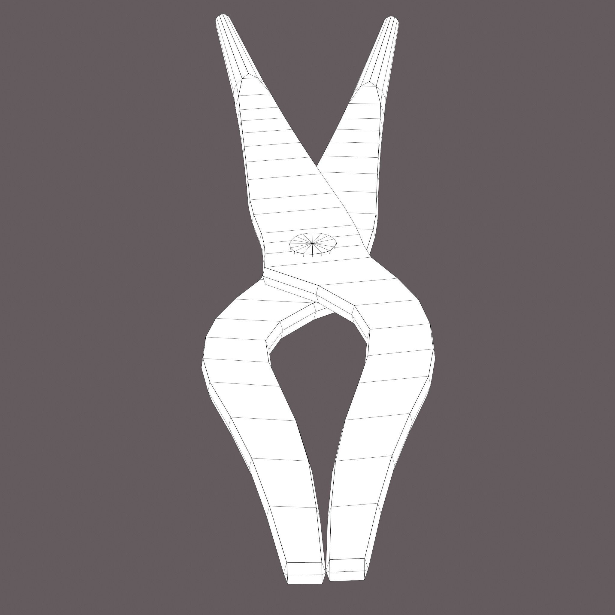 Medieval Fishing Pliers Free low-poly 3D model_30