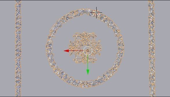 Classic decor ornament v-09 3D model 3D model_6