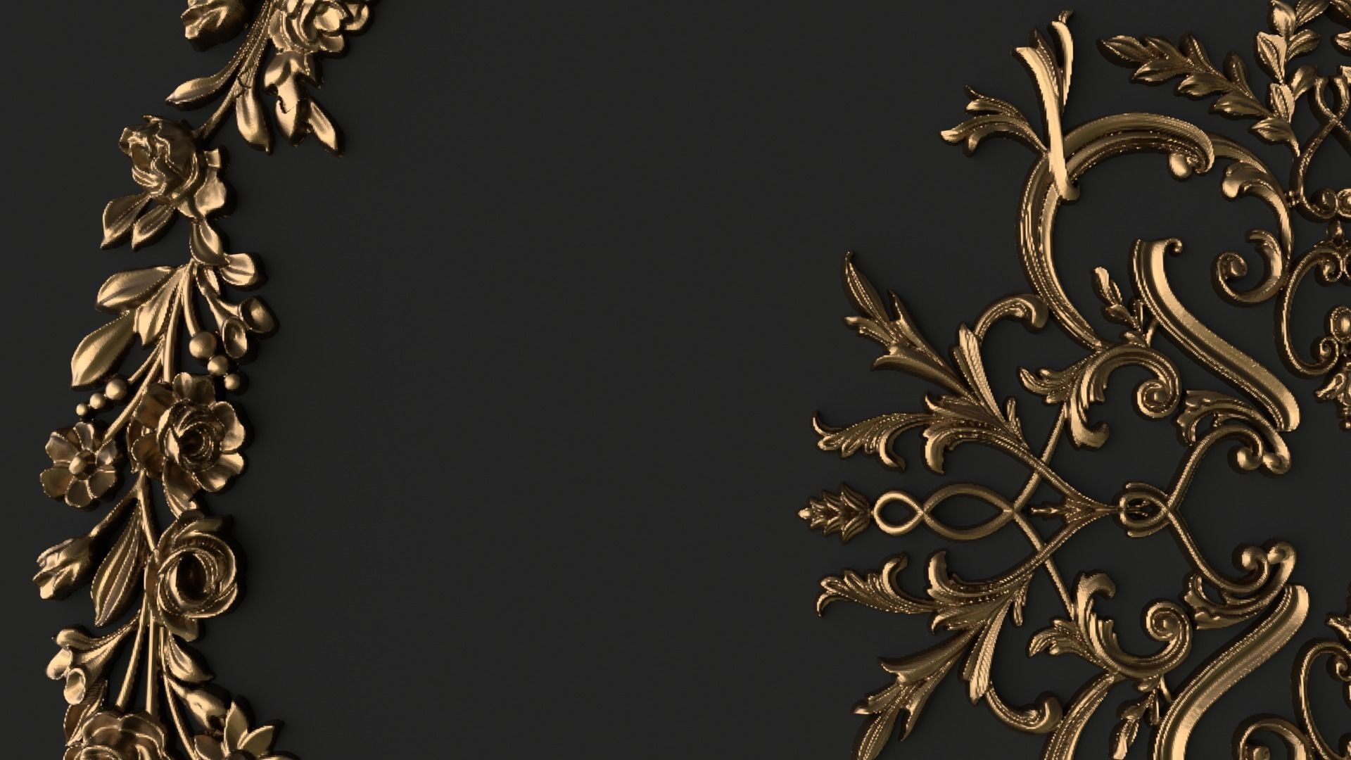 Classic decor ornament v-09 3D model 3D model_5