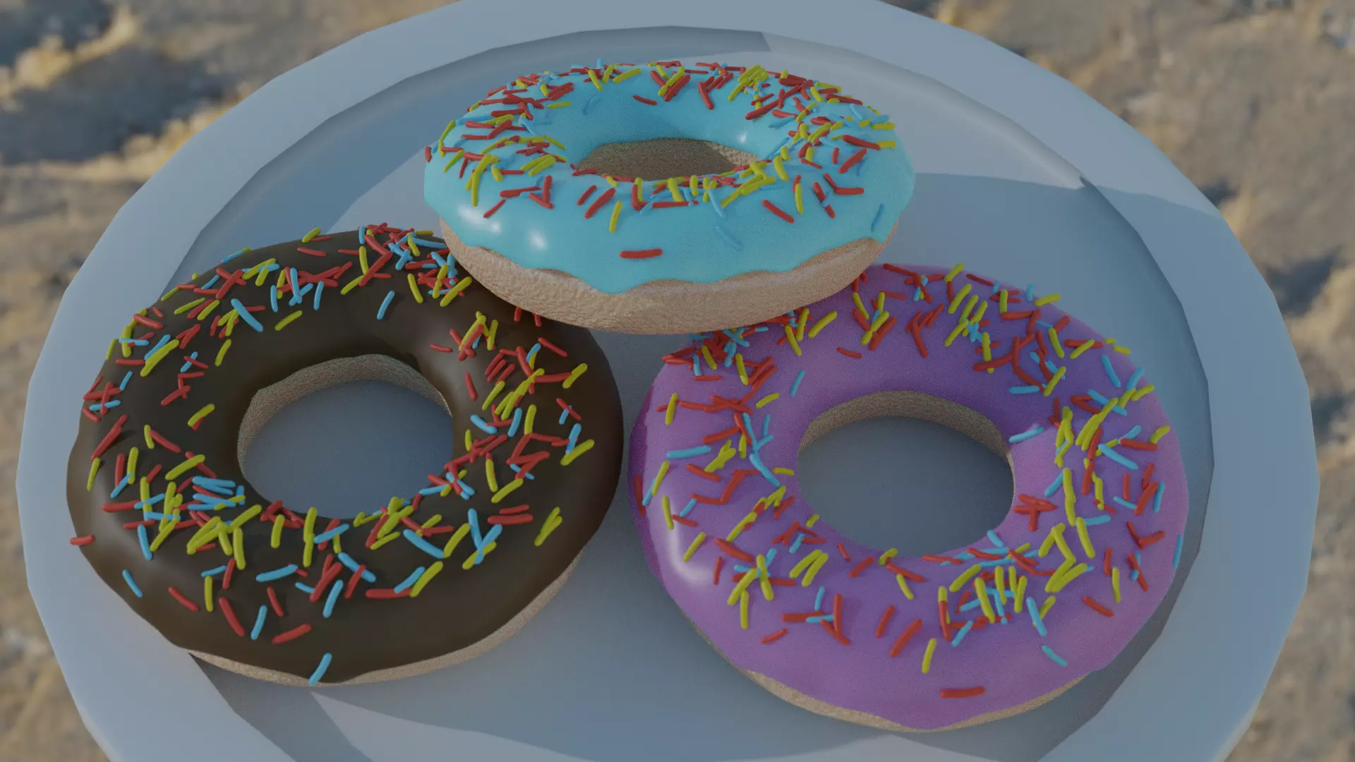 Free Donuts Free 3D model_0