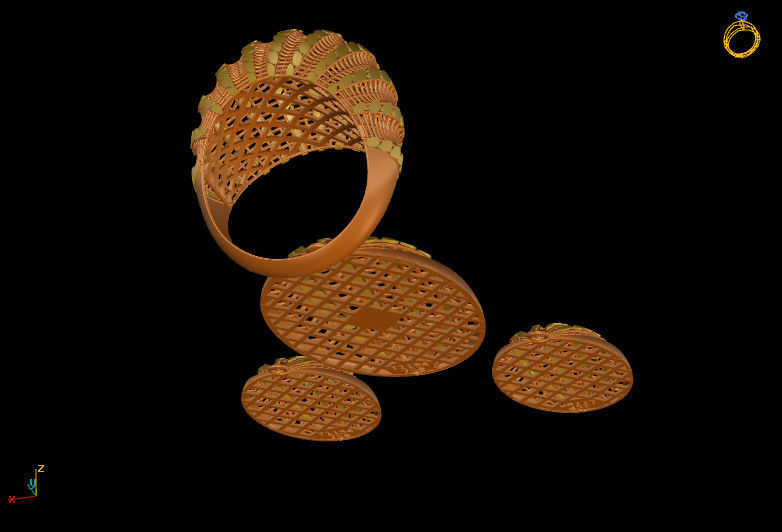 Gold Services 3D print model_3