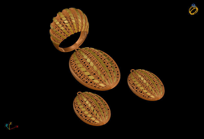 Gold Services 3D print model_1