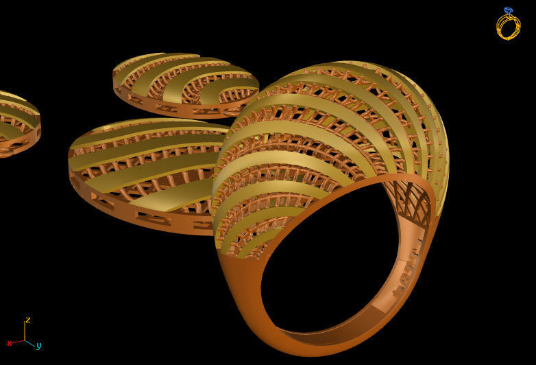 Gold Services 3D print model_8