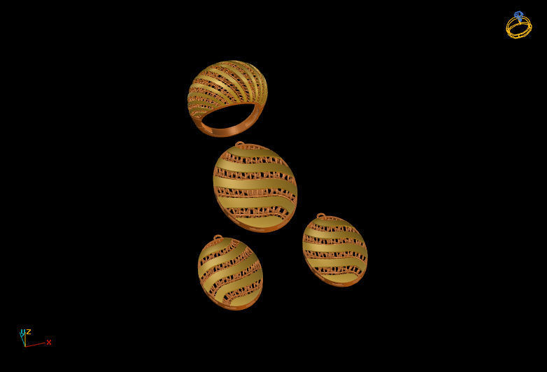 Gold Services 3D print model_1