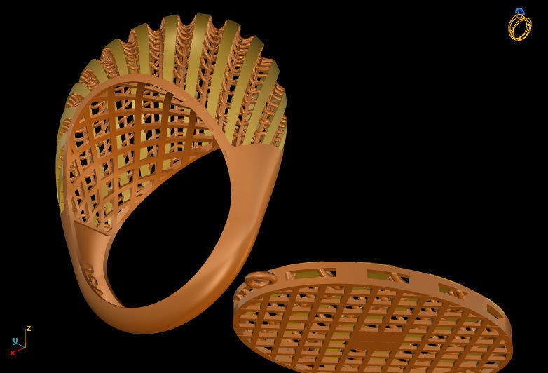 Gold Services 3D print model_5