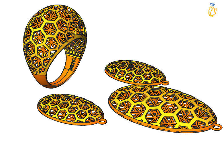 Gold Services 3D print model_4