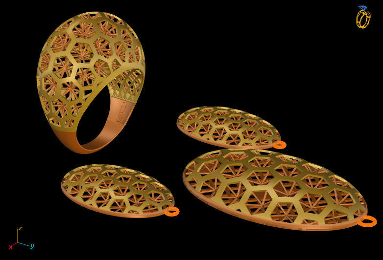 Gold Services 3D print model_5