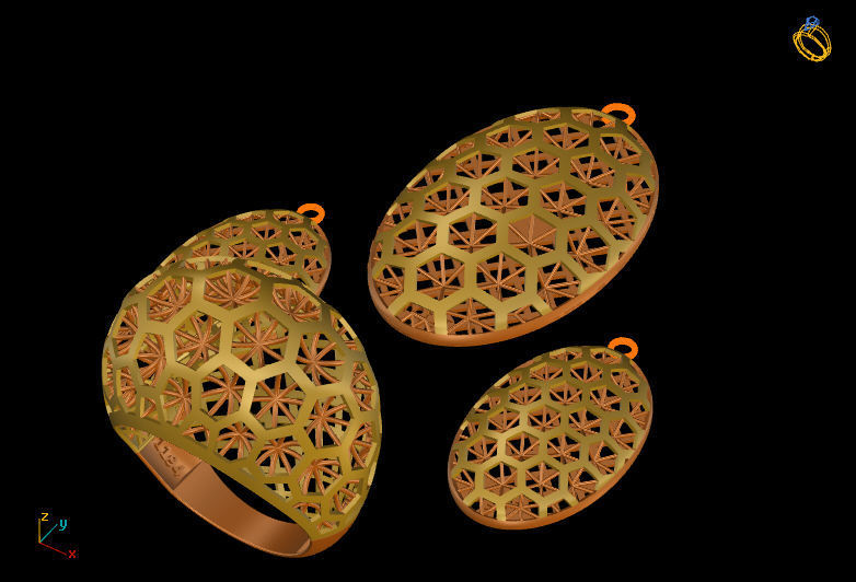 Gold Services 3D print model_1