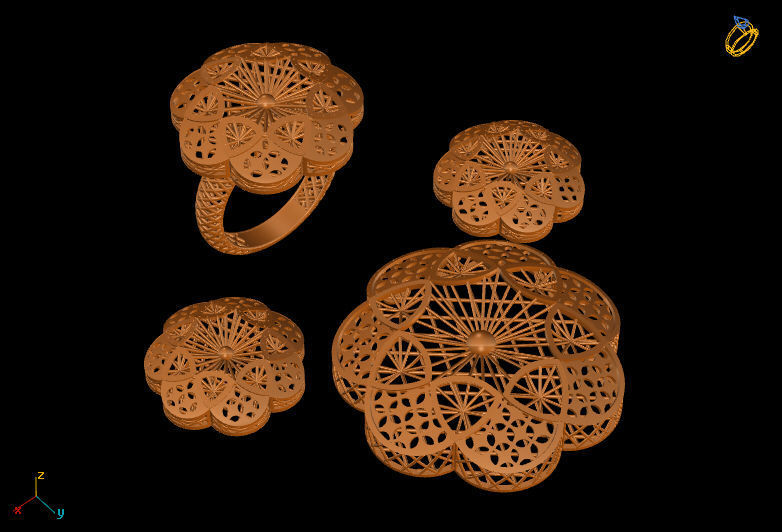 Gold Services 3D print model_5