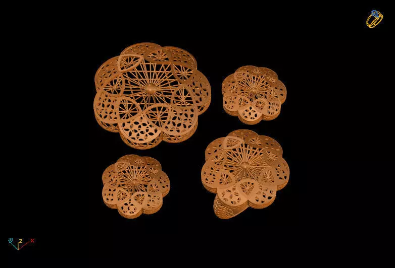 Gold Services 3D print model_0