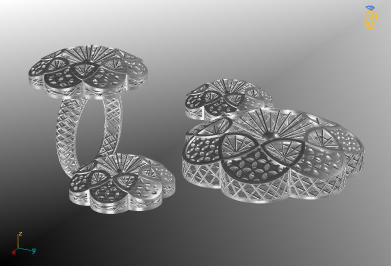 Gold Services 3D print model_7