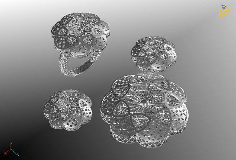 Gold Services 3D print model_6