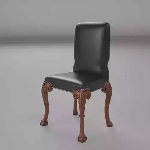 Chelini art  tinto noce scuro chair render ready vray 