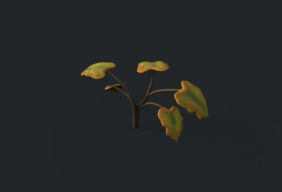 Plants Fantasy 3D model_4