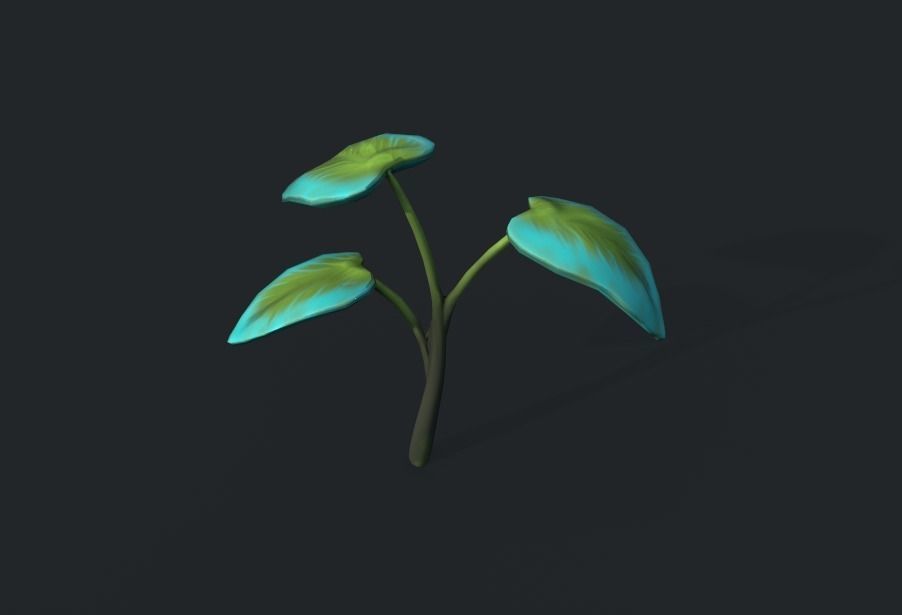 Plants Fantasy 3D model_3