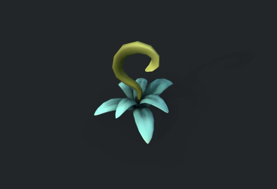 Plants Fantasy 3D model_5