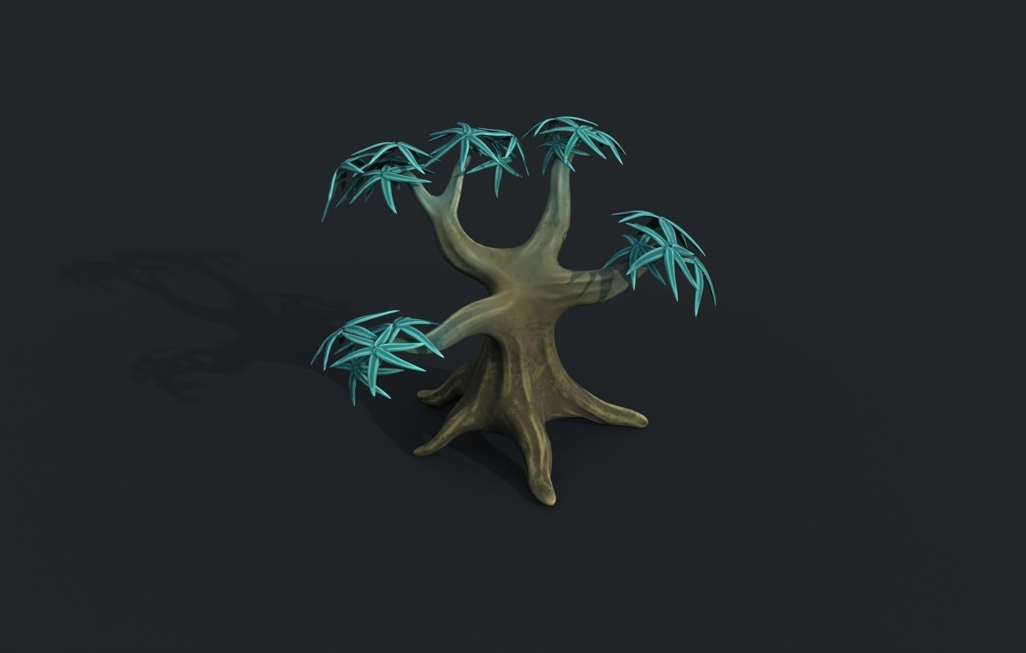 Plants Fantasy 3D model_2