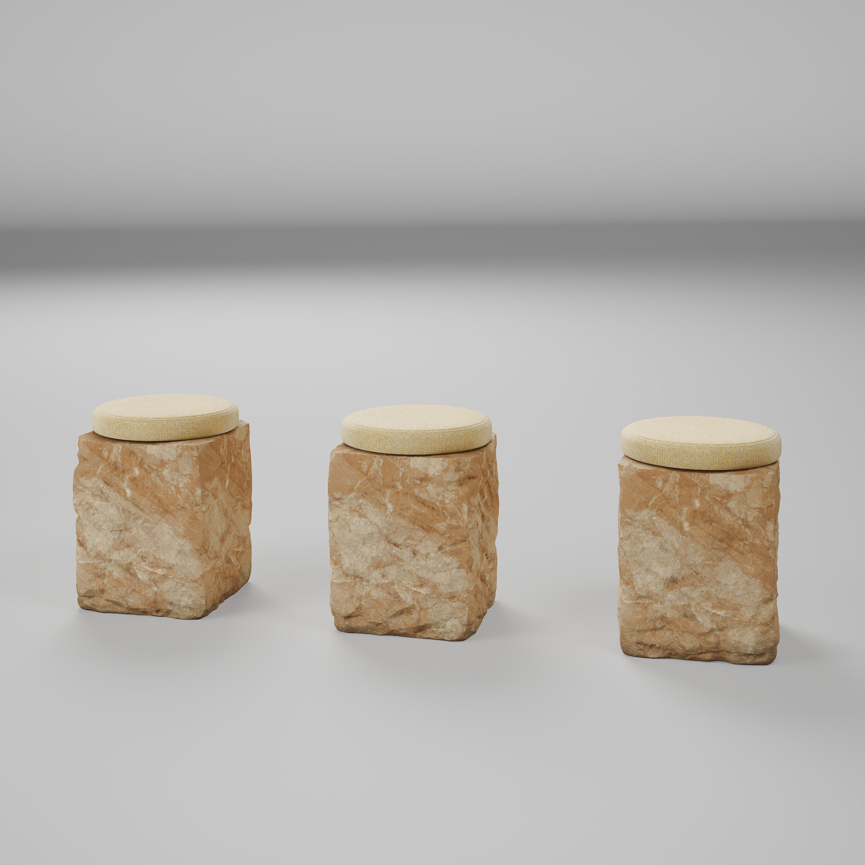 Tenarchstudio Stone seating chair render ready vray  3D model_15