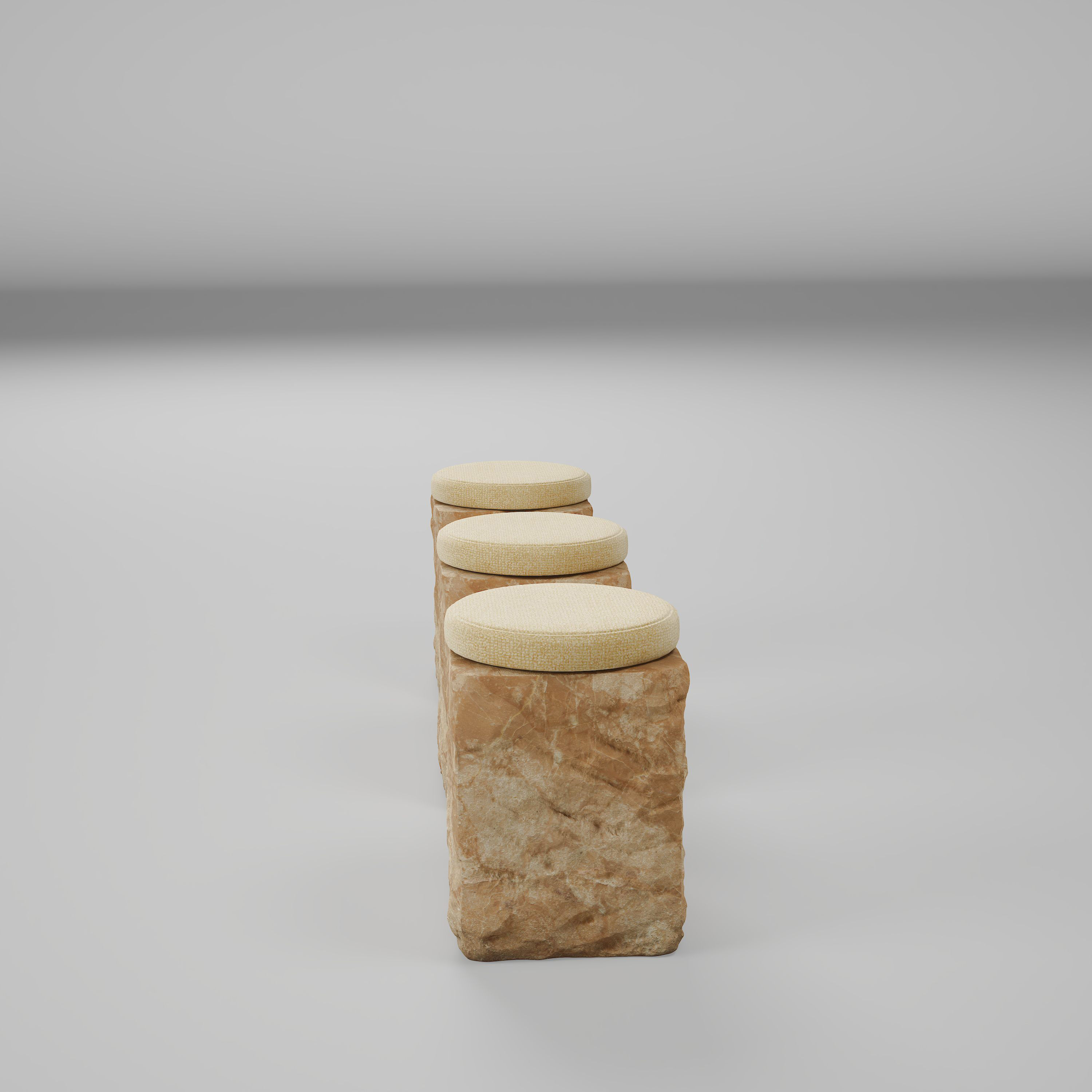 Tenarchstudio Stone seating chair render ready vray  3D model_9