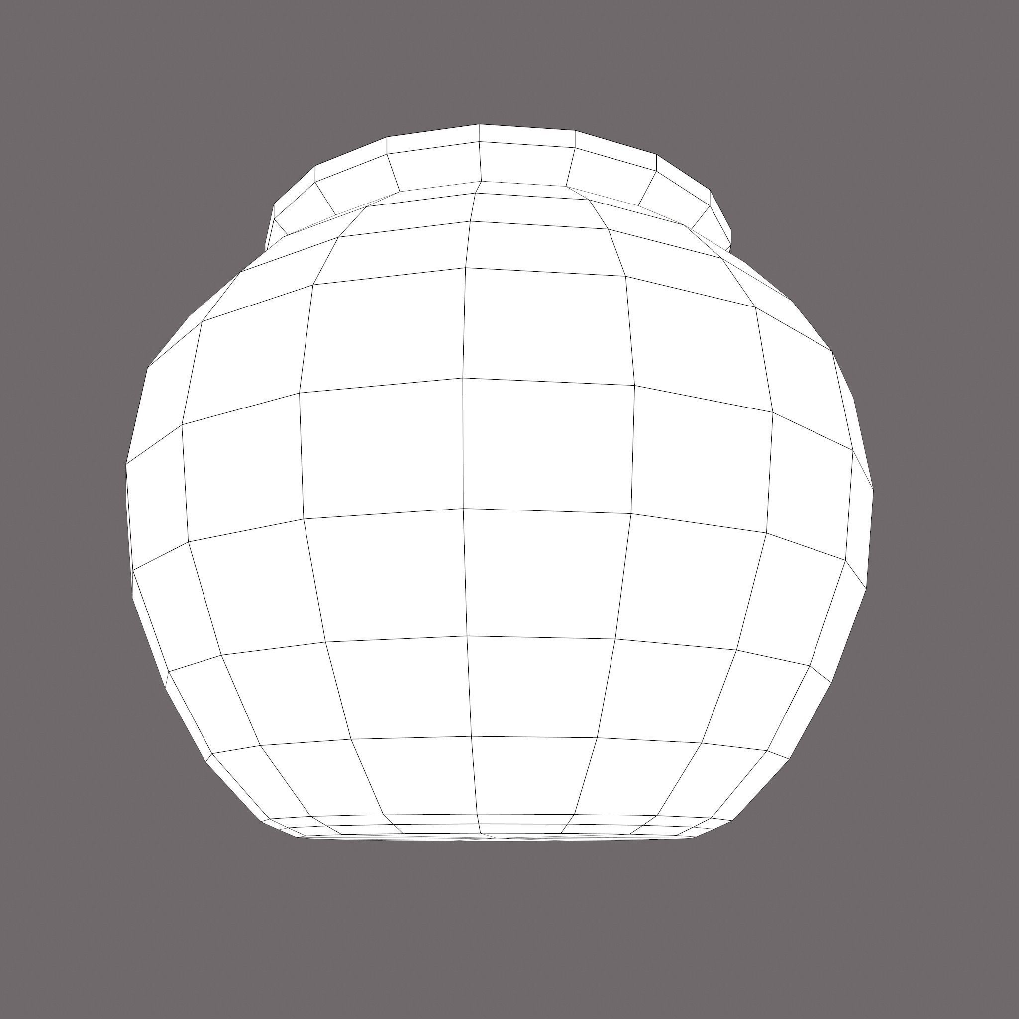 Medieval Cooking Pots Low-poly 3D model_38