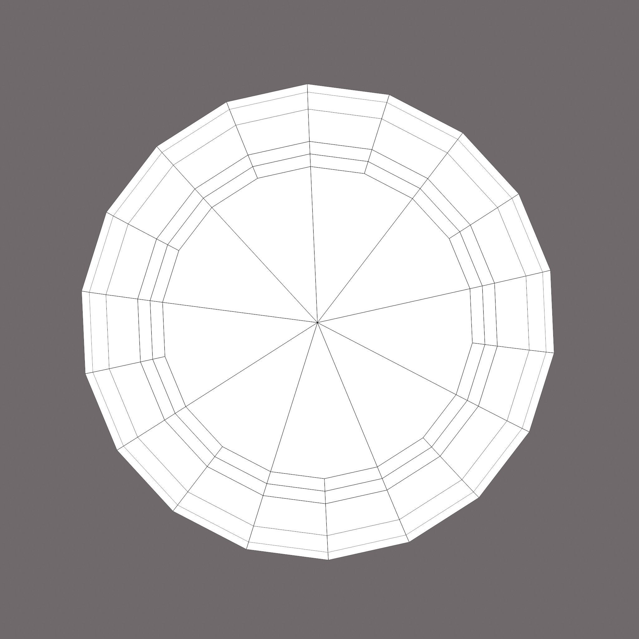 Medieval Cooking Pots Low-poly 3D model_33