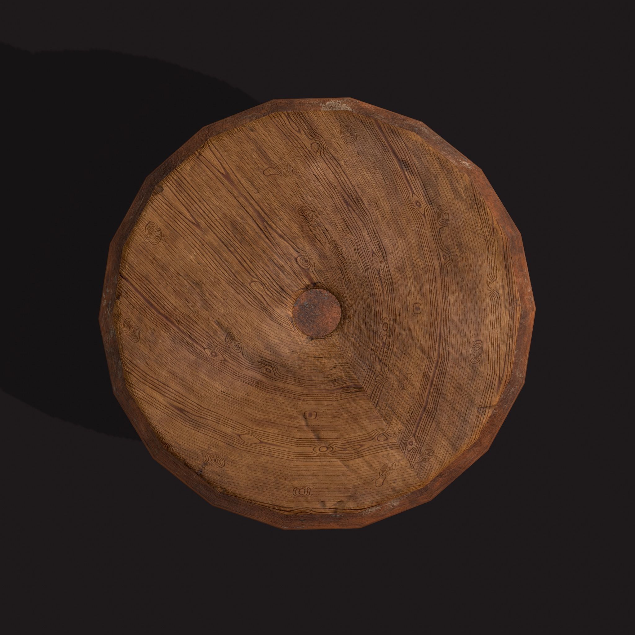 Medieval Cooking Pots Low-poly 3D model_22