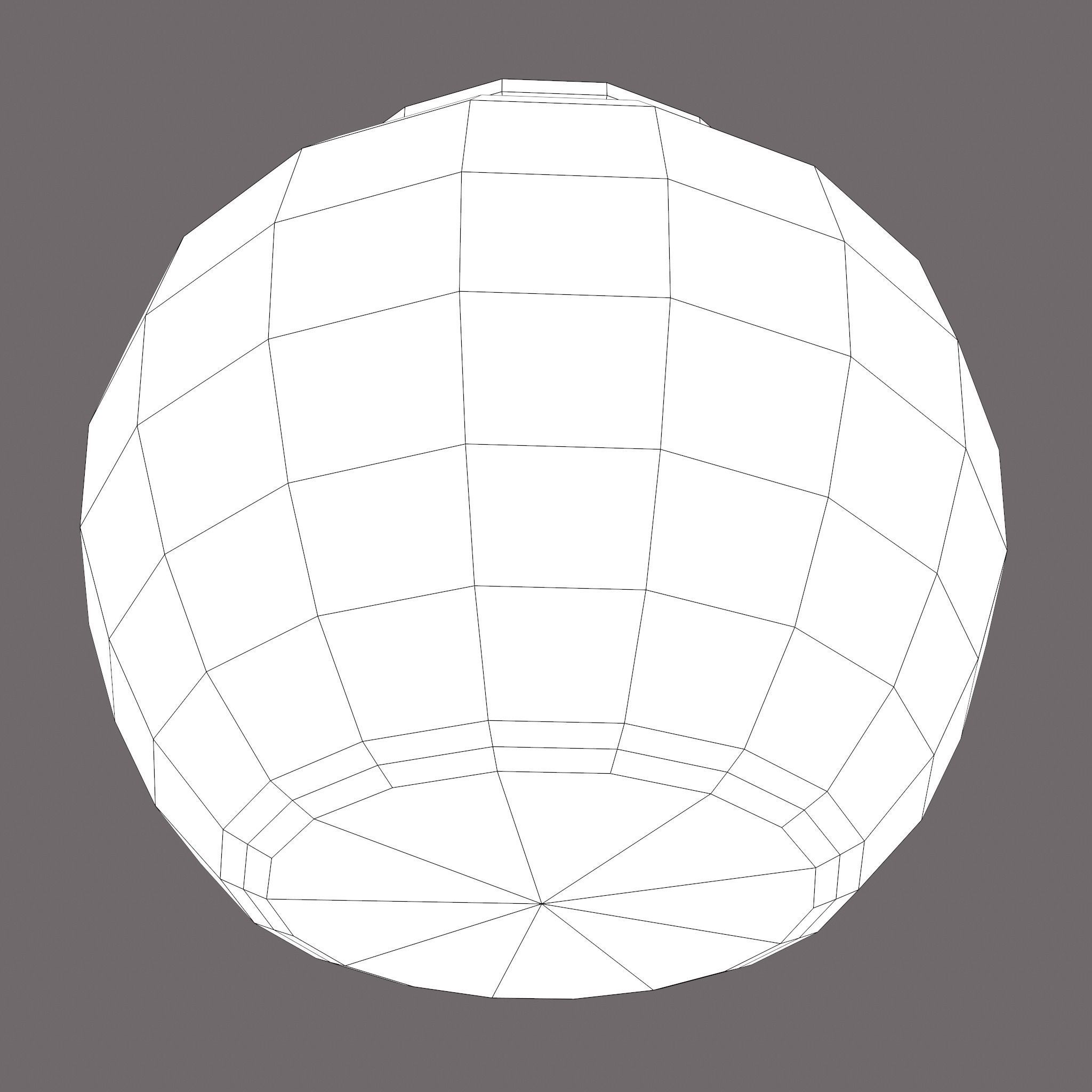 Medieval Cooking Pots Low-poly 3D model_34