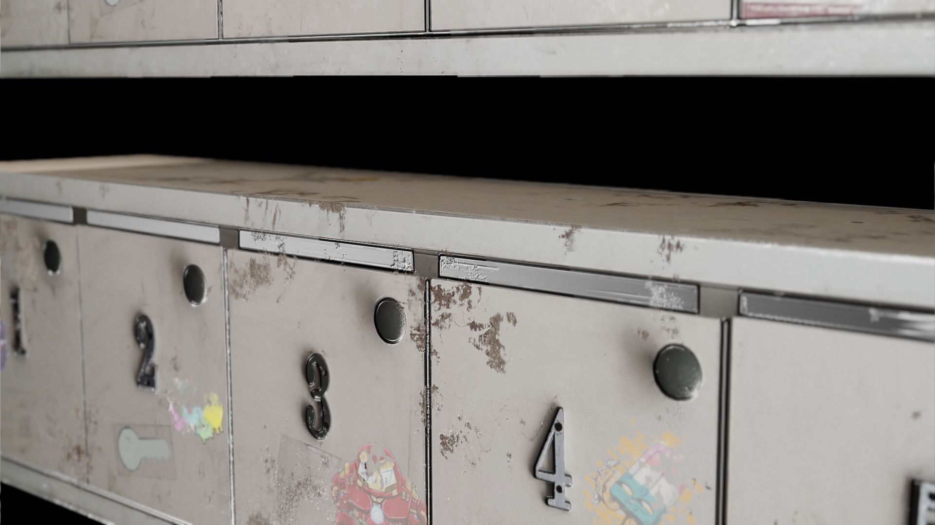  Mail Box  Low-poly 3D model_9