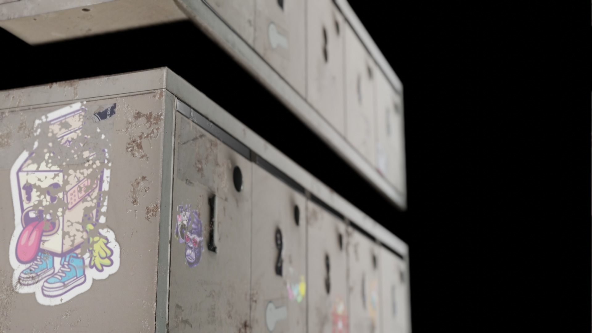  Mail Box  Low-poly 3D model_20