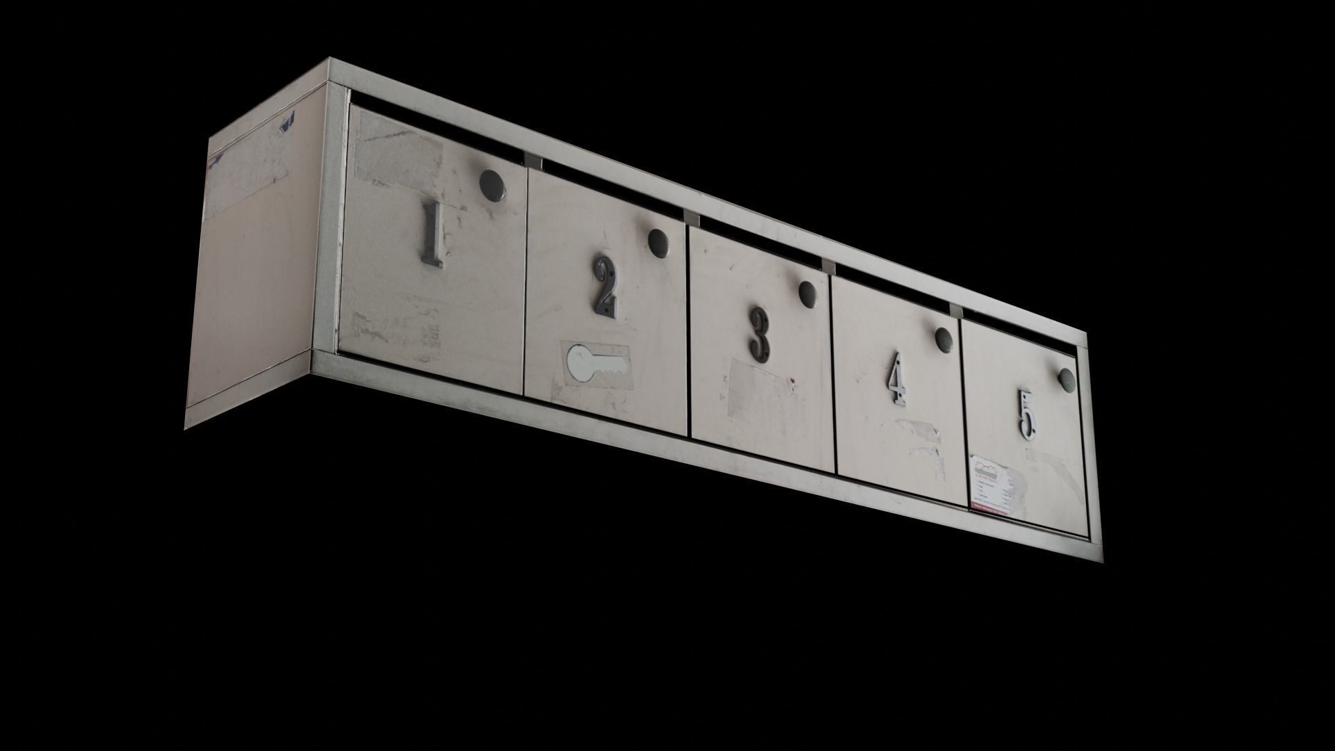  Mail Box  Low-poly 3D model_15