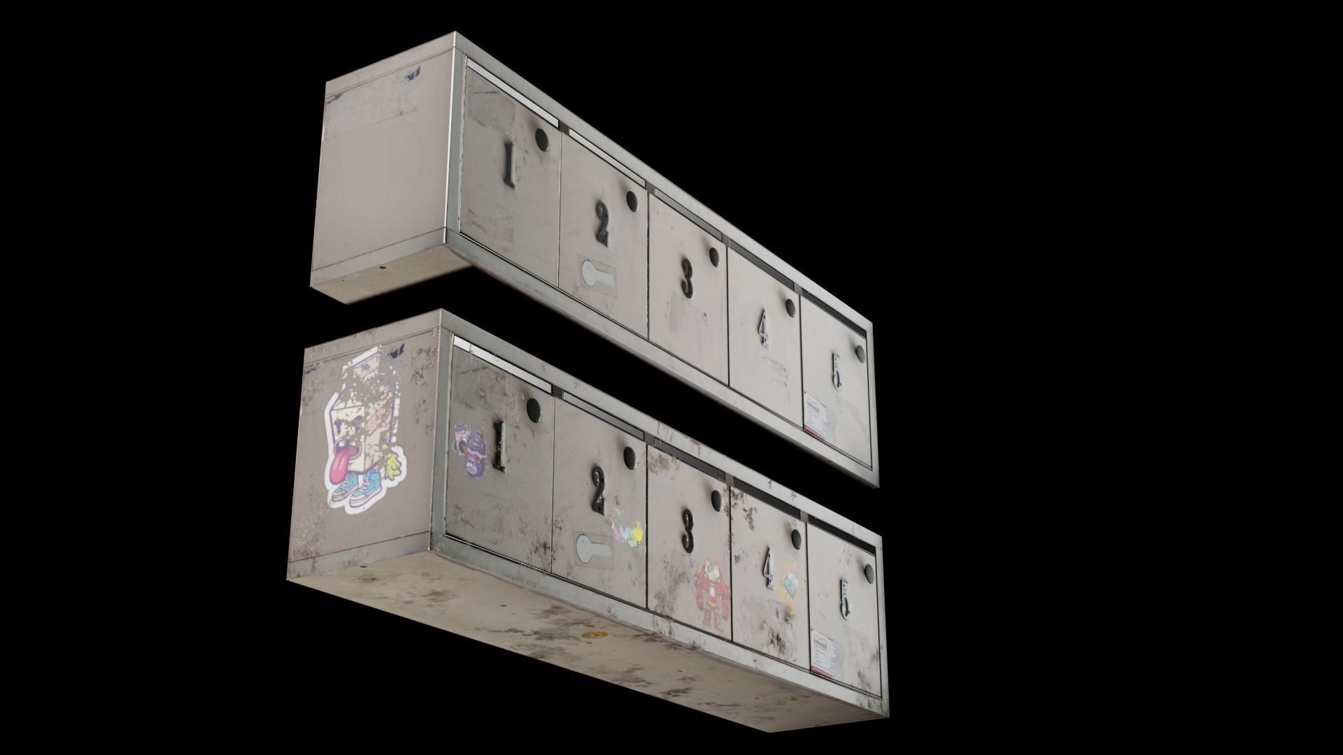  Mail Box  Low-poly 3D model_18