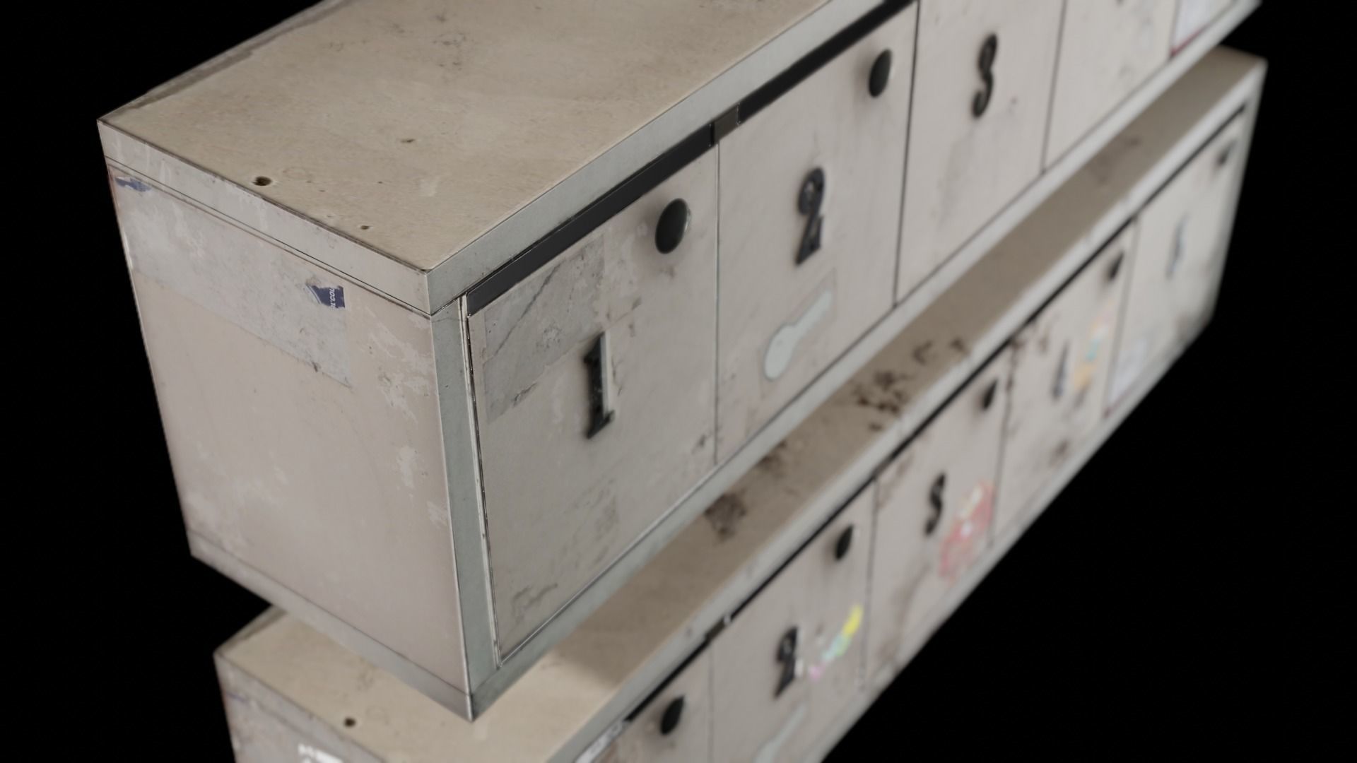  Mail Box  Low-poly 3D model_7