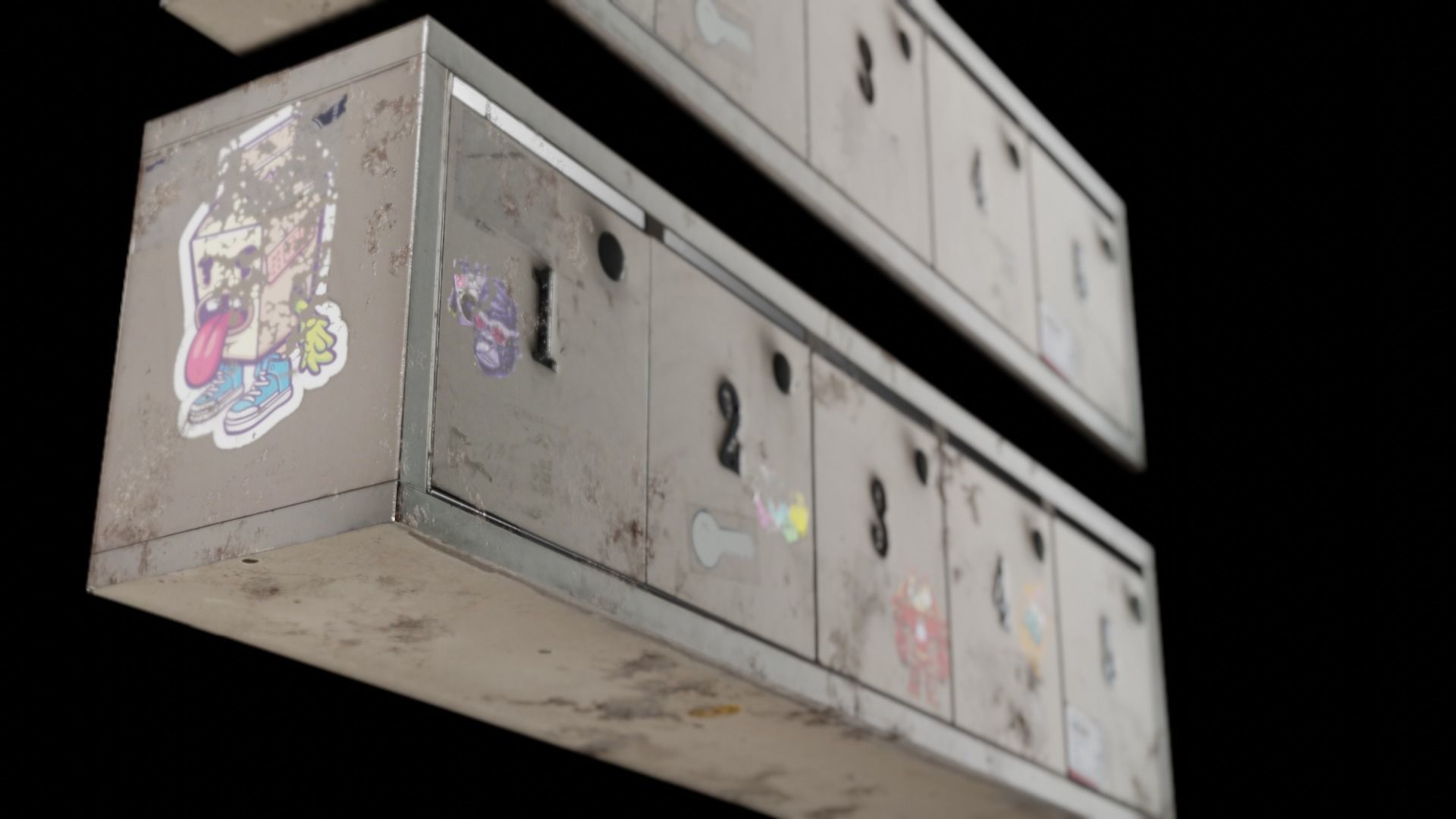  Mail Box  Low-poly 3D model_2