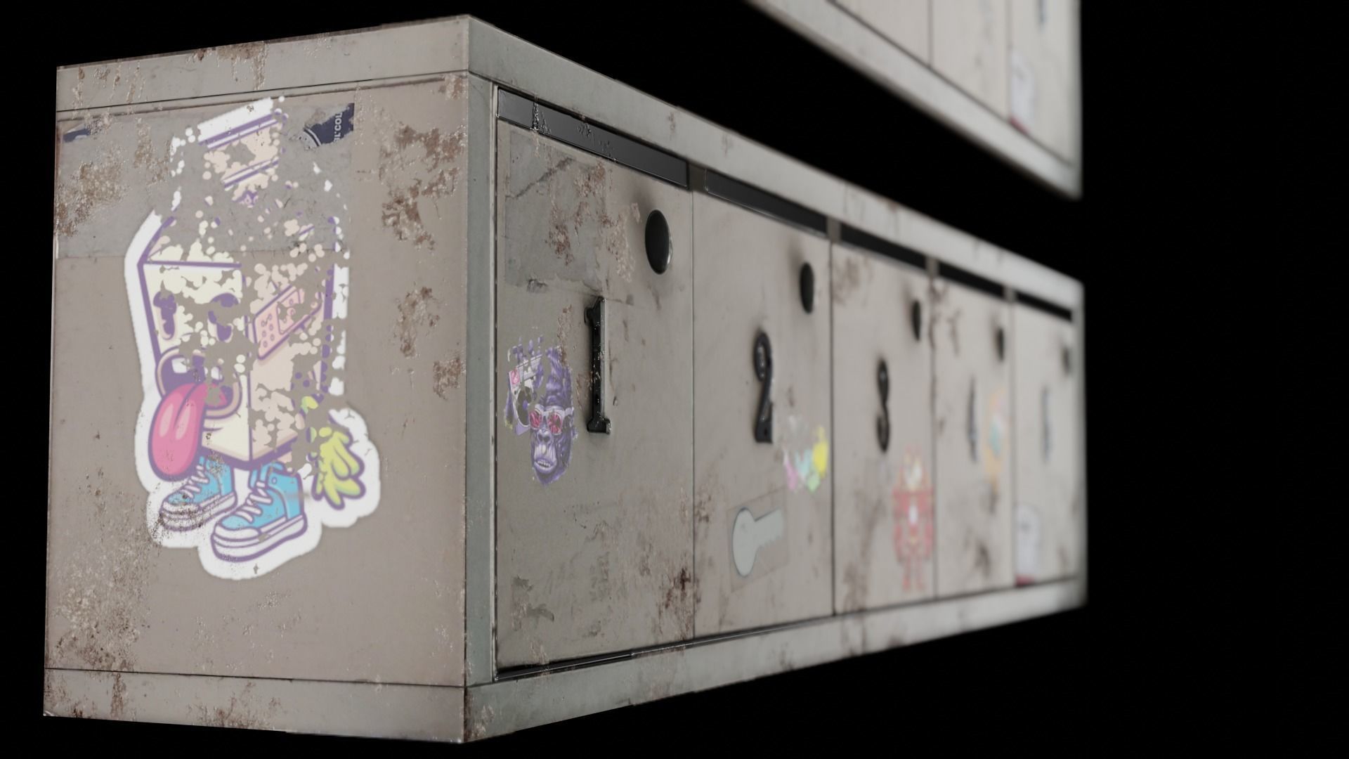  Mail Box  Low-poly 3D model_4