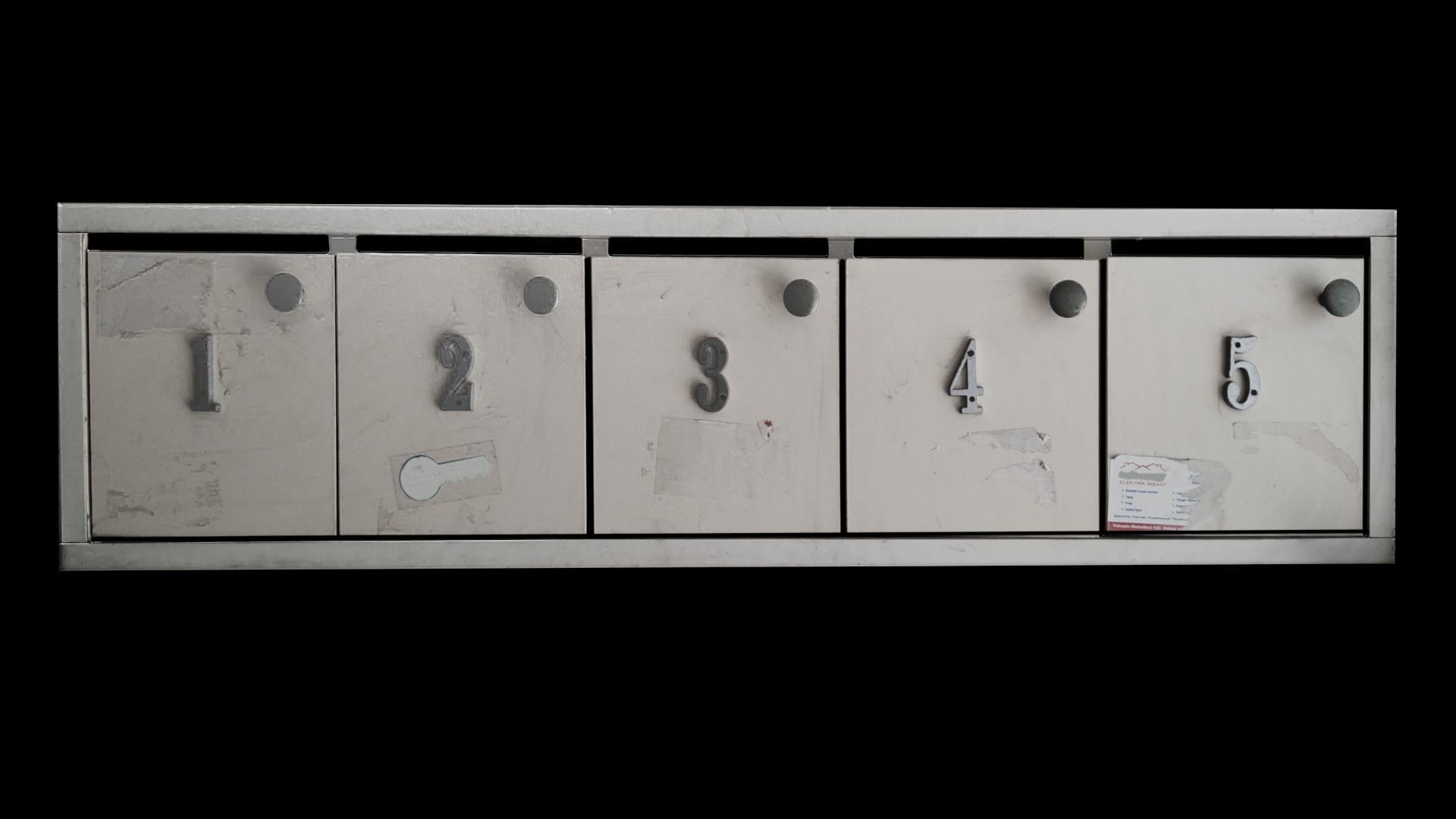  Mail Box  Low-poly 3D model_11