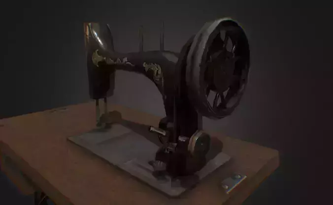sewing machine 3D model