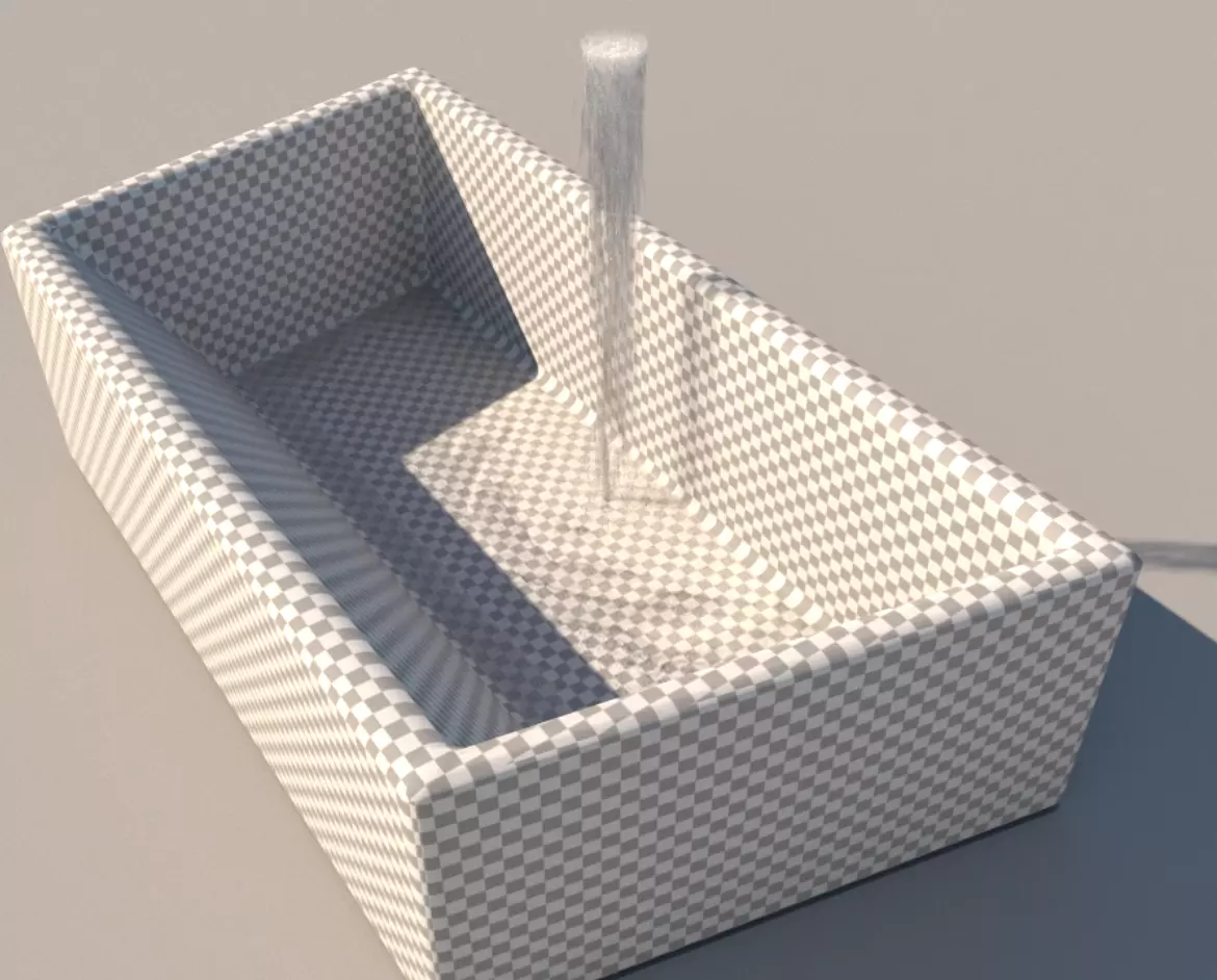Free sink water animation Free 3D model