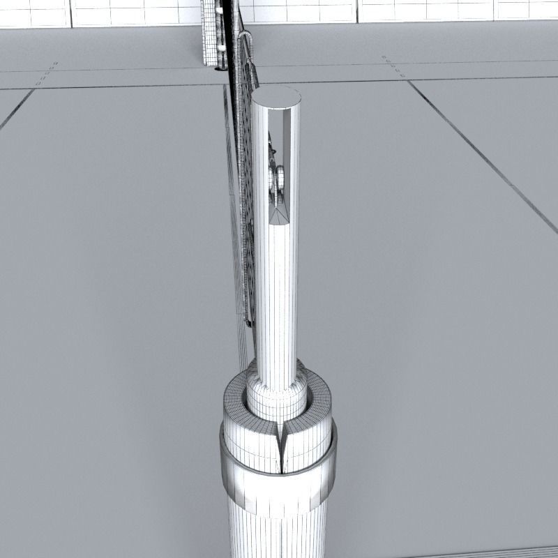 Volleyball Court Low-poly 3D model_17