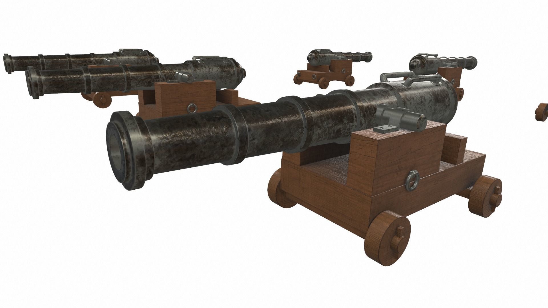 Sea sailing ship Golden Hind 3D model_15